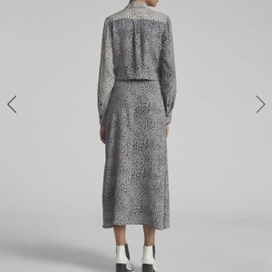 Rag & Bone Karen Cheetah Print Silk Wrap Dress